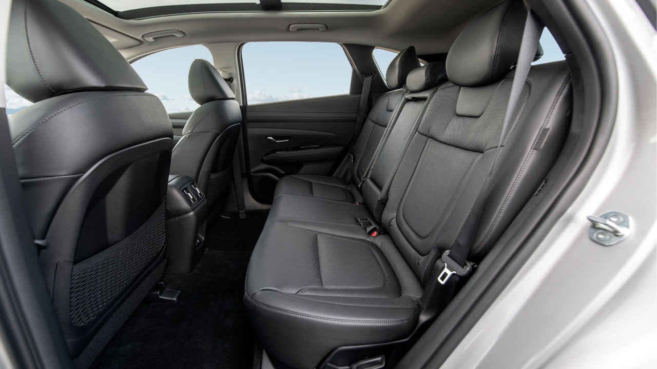 vue de l'habitacle d'une Hyundai Tucson 2025