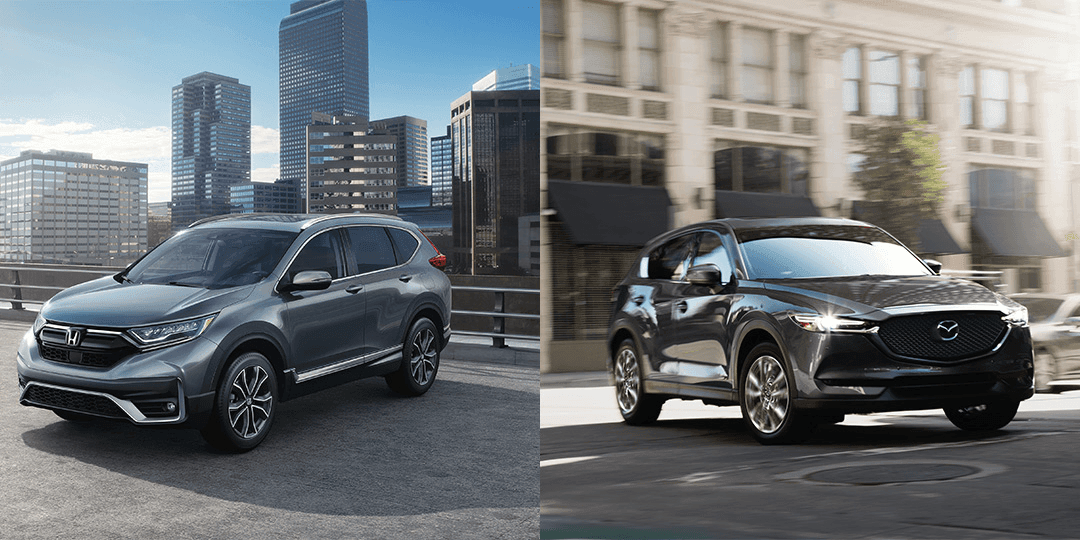 Honda CR-V 2021 vs Mazda CX-5 2021.5 : le face à face des VUS compacts japonais